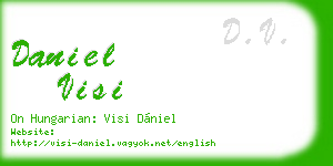 daniel visi business card